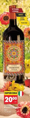 Wino La Carinsa Primitivo Puglia promocja w Biedronka