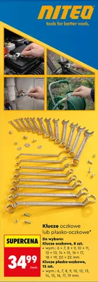 Klucze płasko-oczkowe promocja w Biedronka