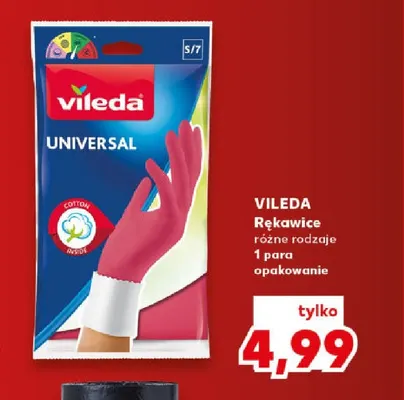 Rękawice Vileda promocja w Kaufland