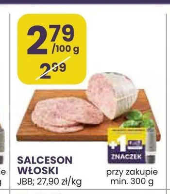 Salceson włoski JBB promocja w Stokrotka