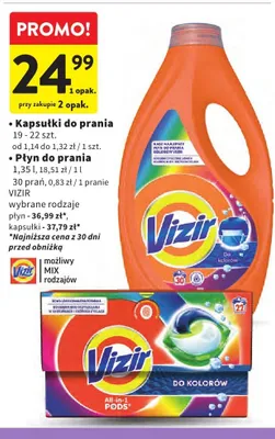 Kapsułki do prania / Płyn do prania promocja w Intermarche