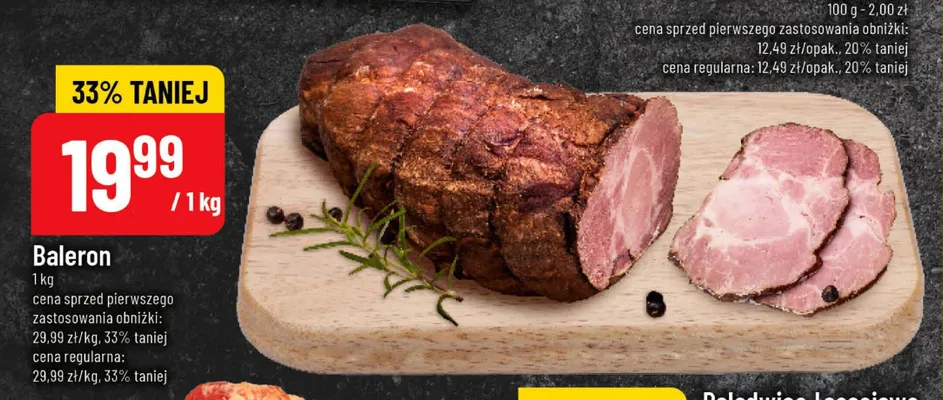 Baleron promocja w POLOmarket