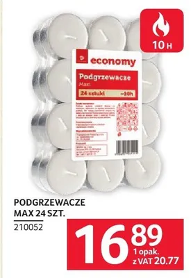 Podgrzewacze max 24 szt. 10 h promocja w Selgros