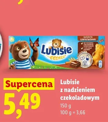 Lubisie z nadzieniem czekoladowym promocja w Lidl