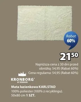 Mata łazienkowa KARLSTAD promocja w Jysk