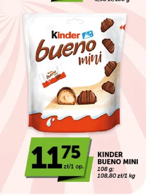 Cukierki czekoladowe Kinder Bueno Mini promocja w Euro Sklep