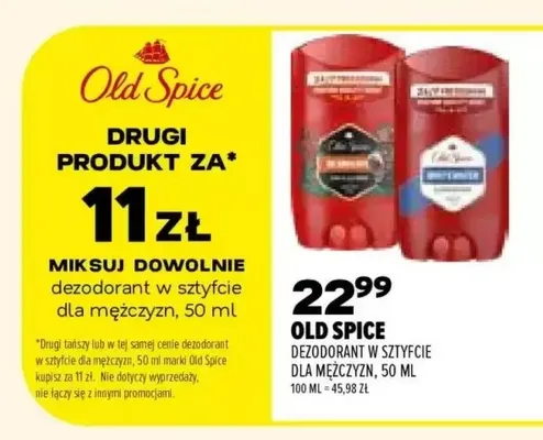 Dezodorant w sztyfcie dla mężczyzn Old Spice promocja w Drogerie Natura