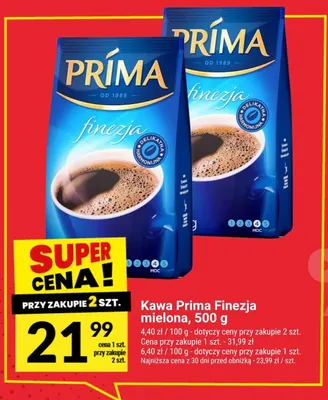 Kawa mielona Prima Finezja promocja w Twój Market