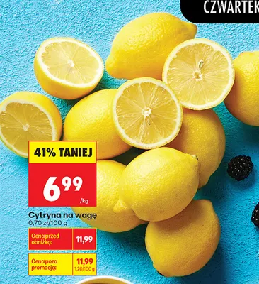 Cytryny promocja w Biedronka