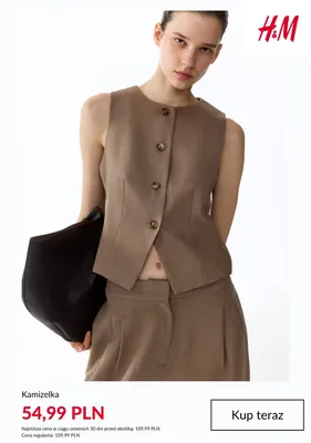 Kamizelka H & M promocja w H&M
