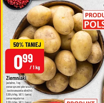 Ziemniaki jadalne promocja w POLOmarket