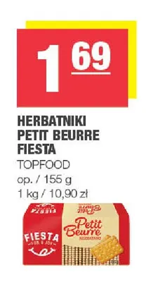 Herbatniki petit beurre Biscotto promocja w SPAR