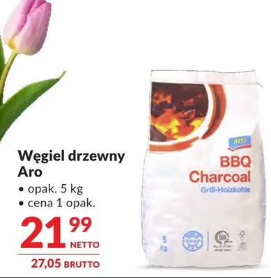 Węgiel drzewny Aro promocja w Makro