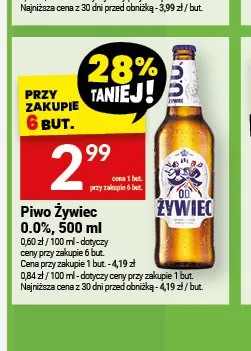 Piwo bezalkoholowe Żywiec promocja w Twój Market