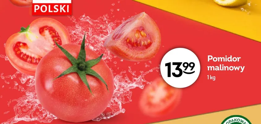 Pomidory malinowe promocja w Żabka