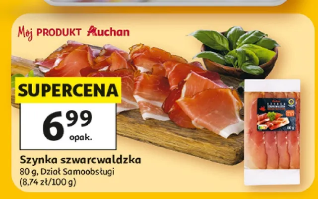 Szynka szwarcwaldzka Auchan promocja w Auchan