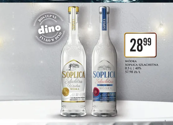 Wódka Soplica Szlachetna Weselna promocja w Dino