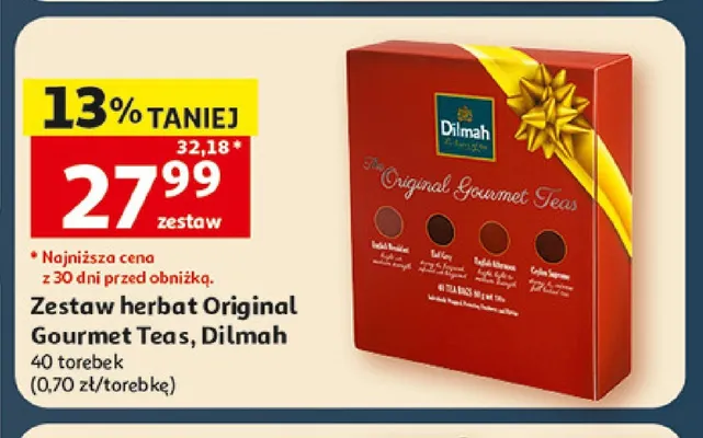 Zestaw herbat Original Gourmet Teas Dilmah promocja w Auchan