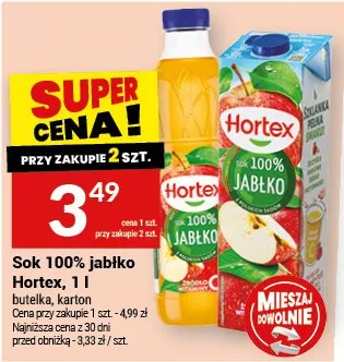 Sok 100% jabłko promocja w Twój Market