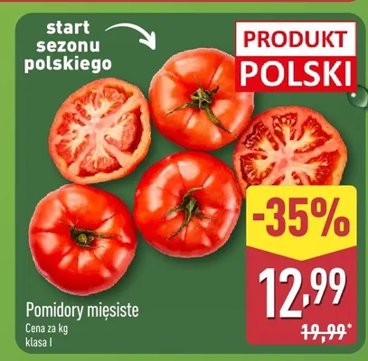 Pomidory mięsiste promocja w Aldi