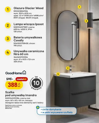 Glazura Glacier Wood promocja w Castorama