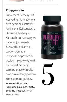 Suplement diety Berberys Fit Active Premium promocja w Hebe