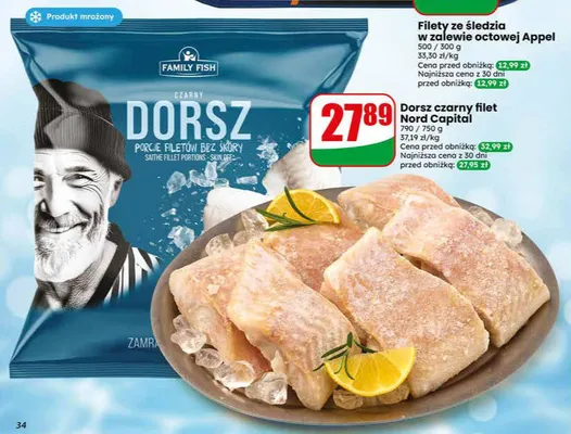 Dorsz czarny filet Nord Capital promocja w Dino