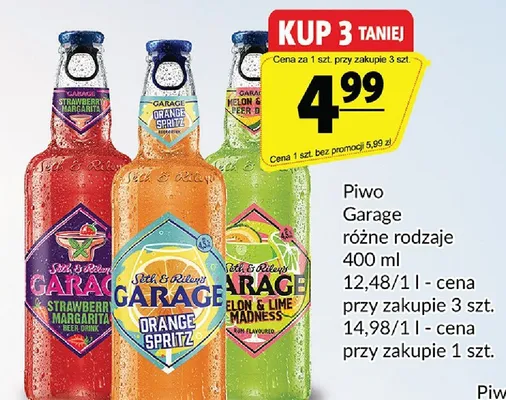Piwo Garage Orange Spritz promocja w Prim Market