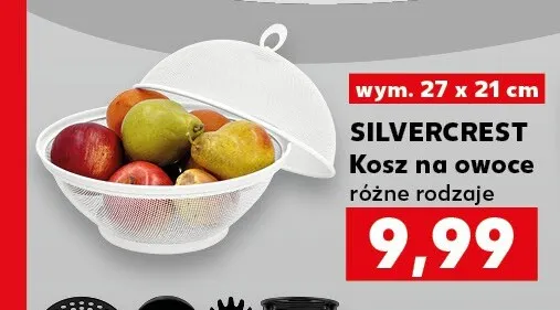 Kosz na owoce 27x21 cm Silvercrest promocja w Kaufland