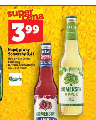Napój piwny Somersby Apple promocja w TOPAZ