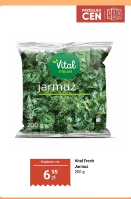 Jarmuż Vital Fresh promocja w Biedronka