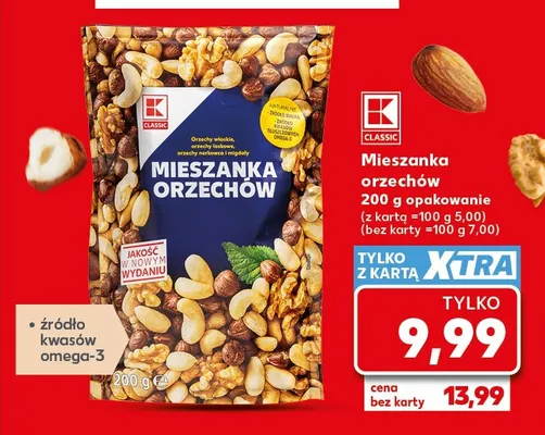 Mieszanka orzechów K-Classic promocja w Kaufland