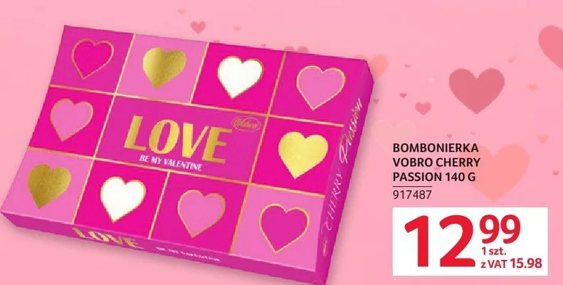 Bombonierka Vobro Cherry Passion 140 g promocja w Selgros