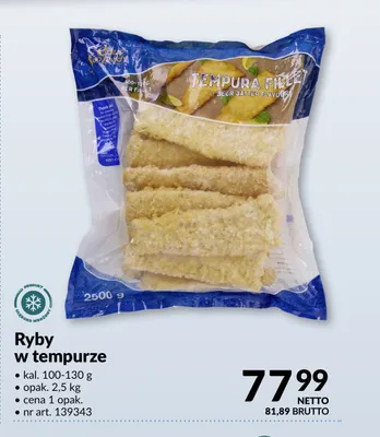 Ryby w tempurze promocja w Makro