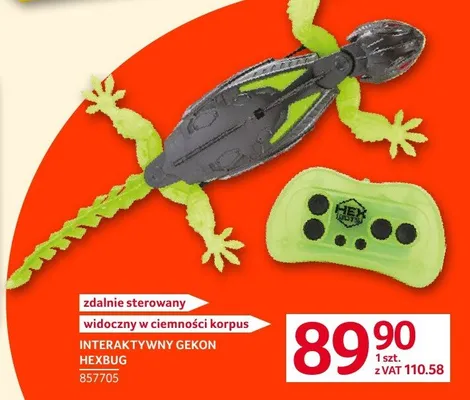 Interaktywny gekon HEXBUG promocja w Selgros
