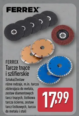 Tarcze tnące i szlifierskie promocja w Aldi