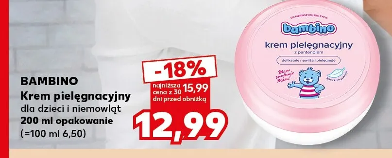 Krem pielęgnacyjny dla dzieci i niemowląt Bambino promocja w Kaufland