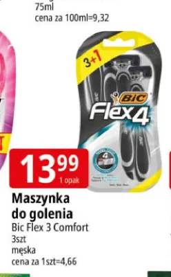 Maszynka do golenia Bic Flex 3 Comfort 3-pak promocja w Leclerc