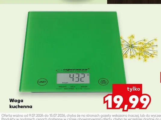 Waga kuchenna Esperanza promocja w Kaufland