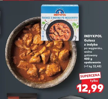 Gulasz z indyka po węgiersku wolno gotowany Indykpol promocja w Kaufland