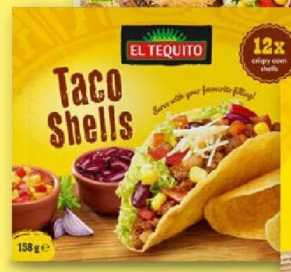 Muszle Taco Shells El Tequito 12-pak promocja w Lidl