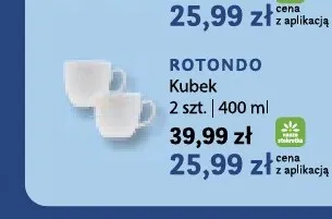 Kubek Rotondo Lubiana 2-pak promocja w Stokrotka
