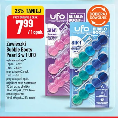 Zawieszki Bubble Boots Pearl 3 w 1 UFO promocja w POLOmarket