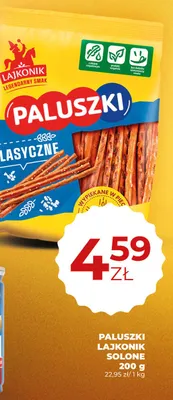 Paluszki Lajkonik klasyczne solone promocja w Duży Ben