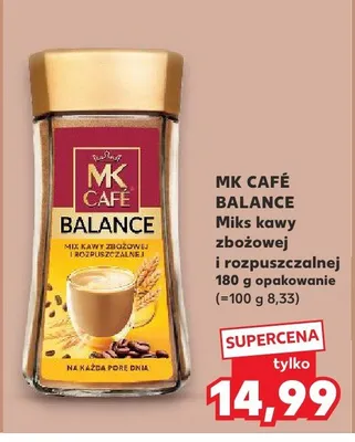 Miks kawy zbożowej i rozpuszczalnej MK CAFÉ Balance promocja w Kaufland