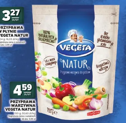 Przyprawa warzywna Vegeta Natur promocja w Stokrotka