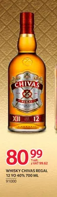 Whisky Chivas Regal 12 YO 40% promocja w Selgros