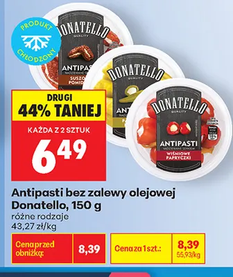 Antipasti bez zalewy olejowej Donatello z suszonymi pomidorami promocja w Biedronka