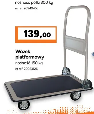 Wózek platformowy promocja w Bricoman