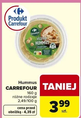 Hummus promocja w Carrefour Market